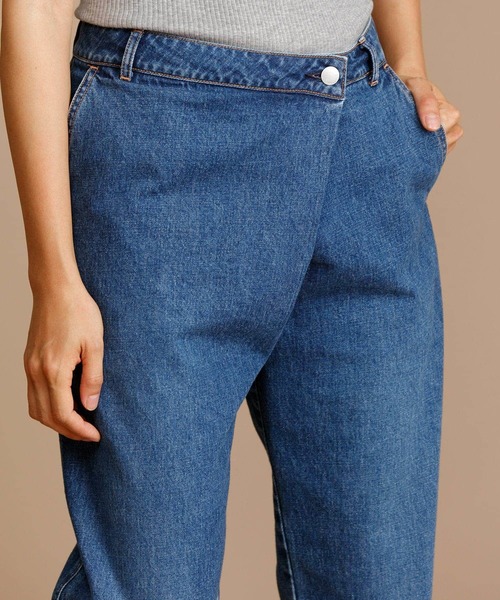 Munich（ミューニック）の「10.5ozデニムテーパードパンツ（デニムパンツ・レディース・ネイビー/ブルー・S/M/XS）」の10枚目の写真