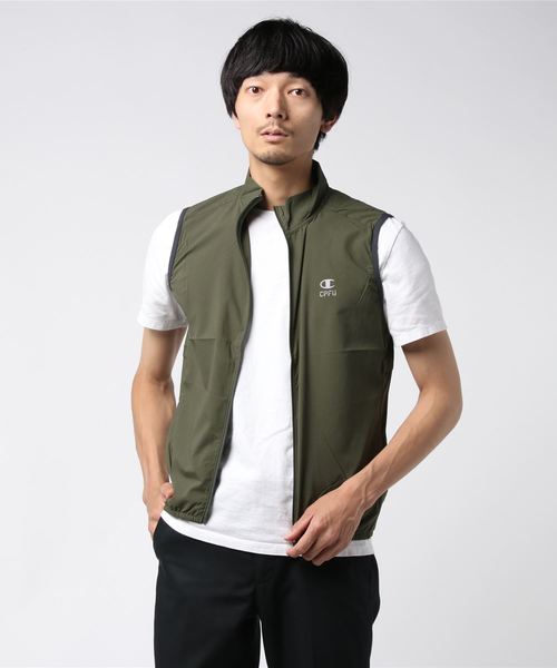Champion(チャンピオン)の「【Champion/チャンピオン】メンズ CPFU ベスト(ベスト・メンズ・ダークブルー/レッド系その他6/オリーブ/ライトグレー・LARGE/X-LARGE/MEDIUM)」の3枚目の写真