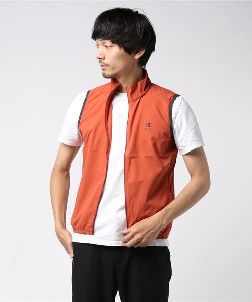 Champion(チャンピオン)の「【Champion/チャンピオン】メンズ CPFU ベスト(ベスト・メンズ・ダークブルー/レッド系その他6/オリーブ/ライトグレー・LARGE/X-LARGE/MEDIUM)」の1枚目の写真