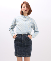 WEGO | WEGO/デニム切替えスカート(デニムスカート)