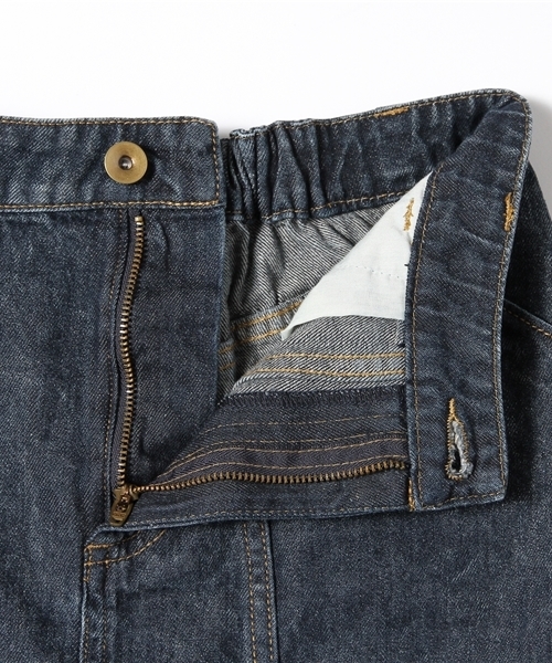 WEGO（ウィゴー）の「WEGO/デニム切替えスカート（デニムスカート・レディース・インディゴブルー/ライトインディゴブルー・FREE）」の7枚目の写真