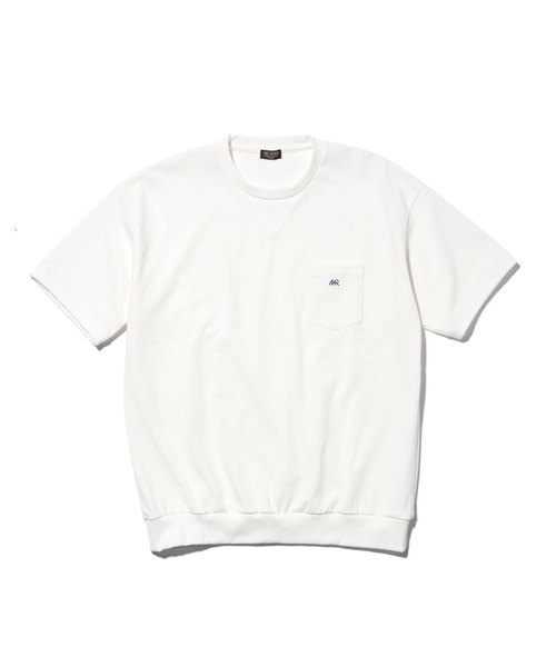 MR.OLIVE（ミスターオリーブ）の「12/1 EMERALD HEAVY WEIGHT PLAINSTITCH / SQUEEZING HEM T-SHIRT（Tシャツ/カットソー・メンズ・ネイビー/オフホワイト/ブラック/グリーン・MEDIUM/LARGE/SMALL）」の13枚目の写真