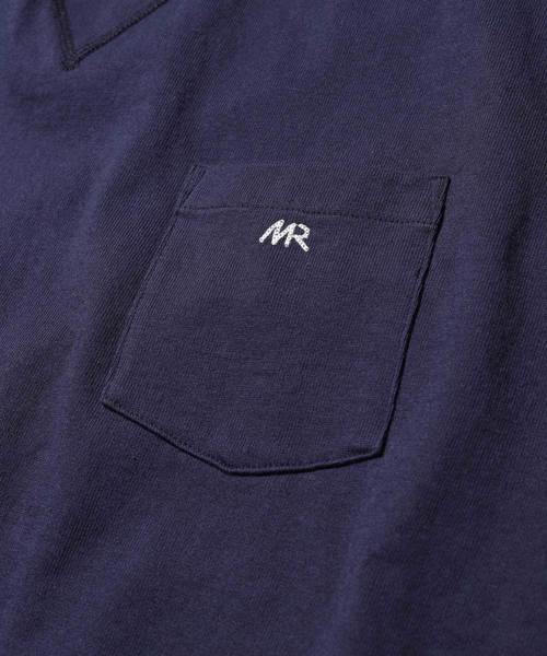 MR.OLIVE（ミスターオリーブ）の「12/1 EMERALD HEAVY WEIGHT PLAINSTITCH / SQUEEZING HEM T-SHIRT（Tシャツ/カットソー・メンズ・ネイビー/オフホワイト/ブラック/グリーン・MEDIUM/LARGE/SMALL）」の7枚目の写真