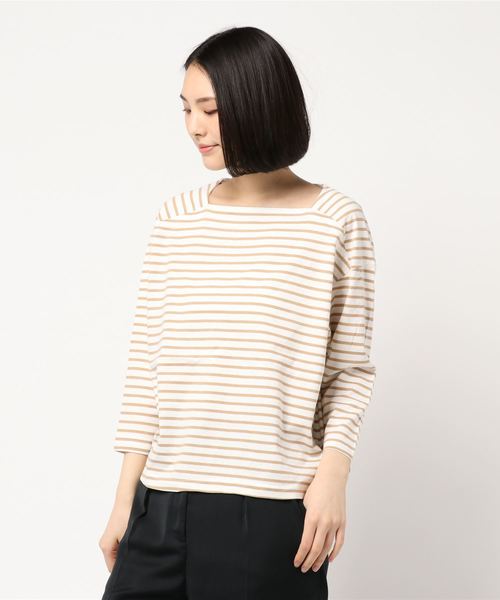 AMERICAN HOLIC（アメリカンホリック）の「スクエアネックプルオーバー1（Tシャツ/カットソー・レディース・オフホワイト/ブラック/ブラック系その他4/その他7/ブルー系その他2・FREE）」の8枚目の写真