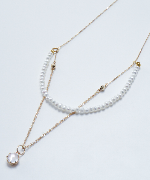 agete（アガット）の「【限定】K10ネックレス（10141127003
