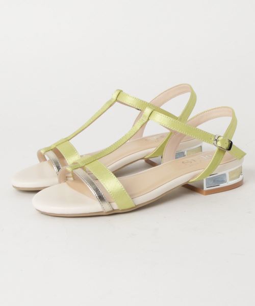 JELLY BEANS（ジェリービーンズ）の「Tストラップヒールコンシャスサンダル(204-2392)JELLY BEANS(ジェリービーンズ)（サンダル・レディース・ブラック/ネイビー/ピンク/イエロー・LL/S/M/L）」の10枚目の写真