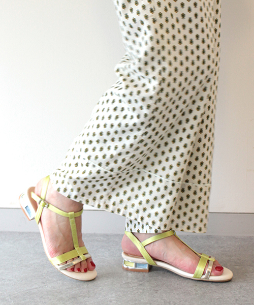 JELLY BEANS（ジェリービーンズ）の「Tストラップヒールコンシャスサンダル(204-2392)JELLY BEANS(ジェリービーンズ)（サンダル・レディース・ブラック/ネイビー/ピンク/イエロー・LL/S/M/L）」の11枚目の写真