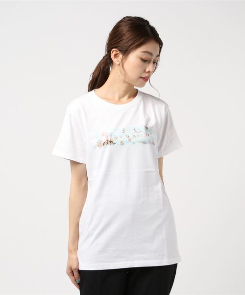 BILLABONG(ビラボン)の「半袖Tシャツ BILLABONG AJ013-223(Tシャツ/カットソー・レディース・レッド/イエロー/ミント・M/L)」の2枚目の写真