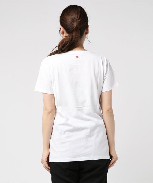 BILLABONG(ビラボン)の「半袖Tシャツ BILLABONG AJ013-223(Tシャツ/カットソー・レディース・レッド/イエロー/ミント・M/L)」の7枚目の写真