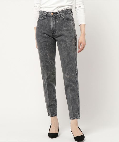 Wrangler(ラングラー)の「【Wrangler/ラングラー】Collegiate Cut Jean/スリムストレートデニムパンツ(デニムパンツ・レディース・ブラック・X-SMALL)」の4枚目の写真