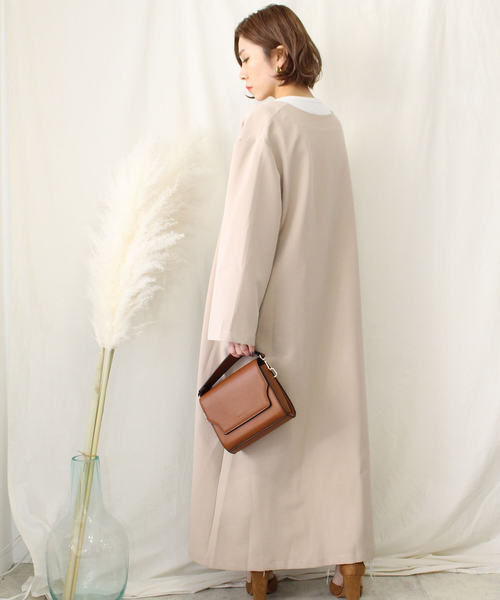 chuclla(チュクラ)の「【chuclla】ロング丈ワンピース chw736(ワンピース・レディース・ベージュ/ブラック・FREE)」の22枚目の写真