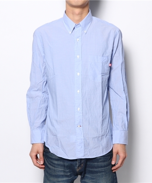 BEAMS（ビームス）の「○S/DOUBLE / CLASSIC OX SHIRT（シャツ/ブラウス・メンズ・ホワイト/ブルー・MEDIUM/LARGE/SMALL）」の2枚目の写真