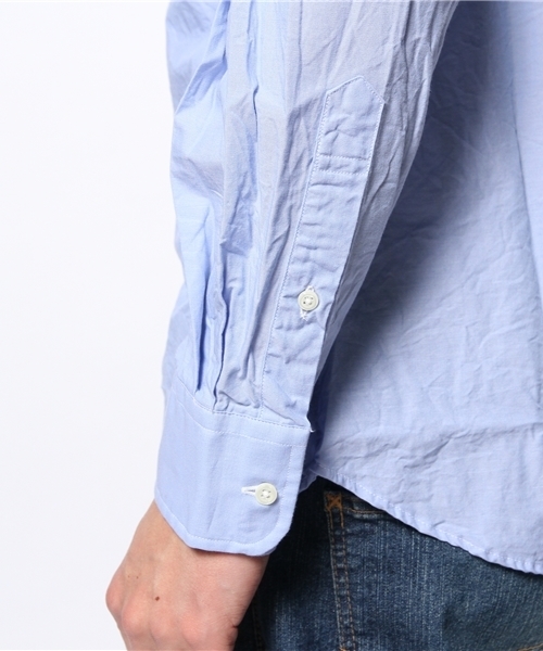 BEAMS（ビームス）の「○S/DOUBLE / CLASSIC OX SHIRT（シャツ/ブラウス・メンズ・ホワイト/ブルー・MEDIUM/LARGE/SMALL）」の5枚目の写真