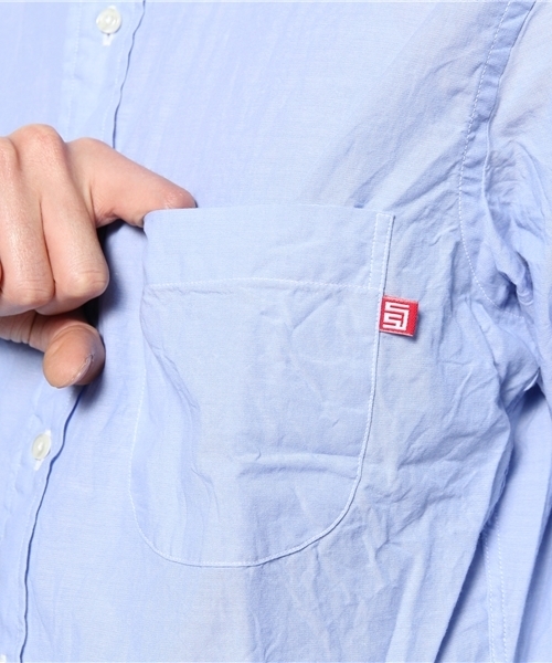 BEAMS（ビームス）の「○S/DOUBLE / CLASSIC OX SHIRT（シャツ/ブラウス・メンズ・ホワイト/ブルー・MEDIUM/LARGE/SMALL）」の4枚目の写真