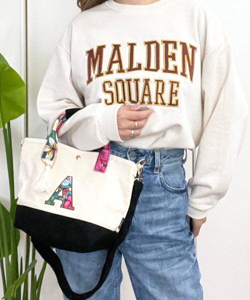 Colleen Wilcox（コリーンウィルコックス）の「Colleen Wilcox/コリーン ウィルコックス トート イニシャルBAG 1119S31209-016（トートバッグ・レディース・A/M/R/S/H/K/J・FREE）」の3枚目の写真
