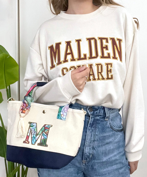 Colleen Wilcox（コリーンウィルコックス）の「Colleen Wilcox/コリーン ウィルコックス トート イニシャルBAG 1119S31209-016（トートバッグ・レディース・A/M/R/S/H/K/J・FREE）」の6枚目の写真