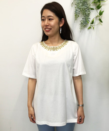 DECOY SINCE 1981 | 【ひやさらコットンシリーズ】刺しゅうチュニック(Tシャツ/カットソー)