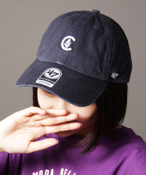 '47（フォーティーセブン）の「MLB公認 ’47BRAND CLEAN UP CAP ミニロゴ ベースボールキャップ（キャップ・メンズ・ホワイト/ブラック/ネイビー/ブラウン/グリーン/ブルー系その他/ロイヤルブルー/ブラウン系その他・FREE）」の7枚目の写真