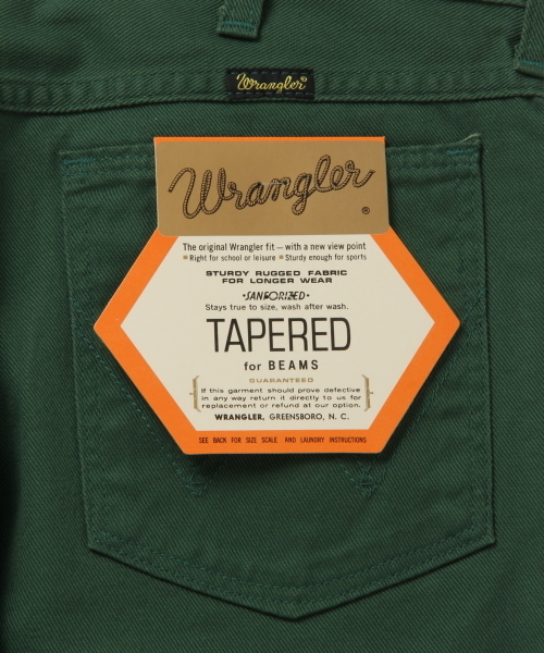 BEAMS(ビームス)の「○wrangler×BEAMS / 別注 カラー クロップドパンツ(その他パンツ・メンズ・グリーン/ブルー/ピンク・29/31/33)」の12枚目の写真