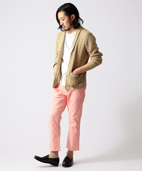 BEAMS(ビームス)の「○wrangler×BEAMS / 別注 カラー クロップドパンツ(その他パンツ・メンズ・グリーン/ブルー/ピンク・29/31/33)」の10枚目の写真