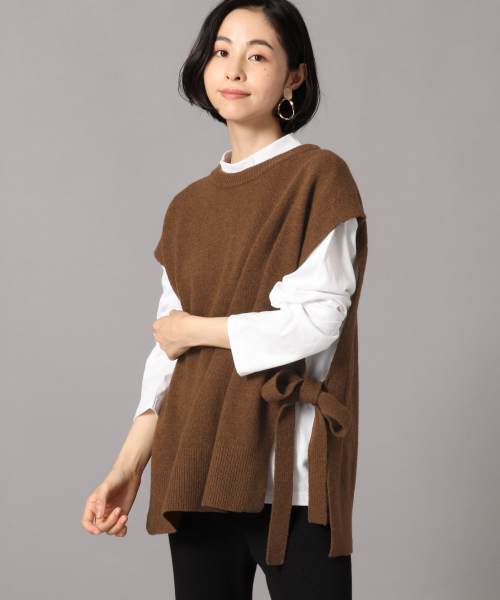 LOWRYS FARM(ローリーズファーム)の「イタリーSスリットベスト 840677(ベスト・レディース・ブラック/グレー/ブラウン・FREE)」の3枚目の写真