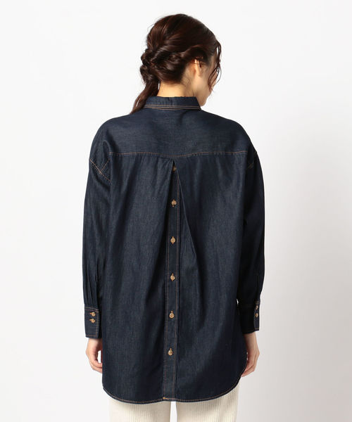 fredy repit（フレディレピ）の「後ろボタンシャツ（シャツ/ブラウス・レディース・ネイビー/オフホワイト・38/36）」の19枚目の写真