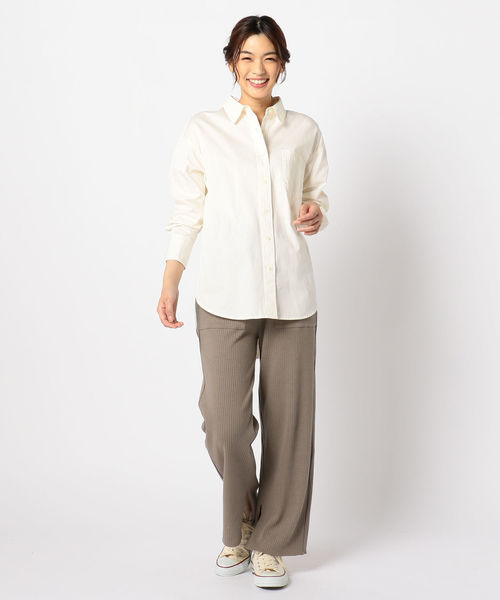 fredy repit（フレディレピ）の「後ろボタンシャツ（シャツ/ブラウス・レディース・ネイビー/オフホワイト・38/36）」の9枚目の写真