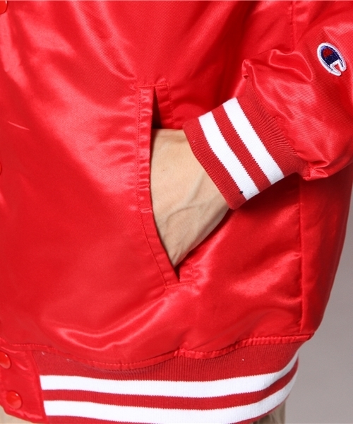 Champion（チャンピオン）の「WEGO/Championスタジャン（スタジャン・メンズ・ブラック/レッド・MEDIUM/LARGE）」の12枚目の写真