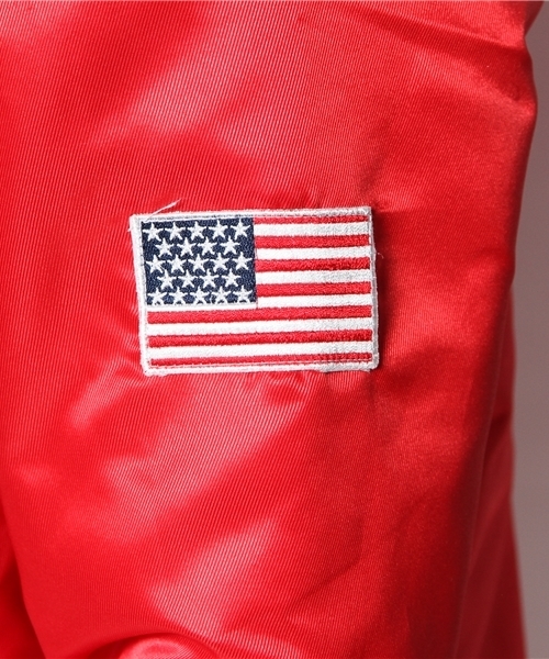 Champion（チャンピオン）の「WEGO/Championスタジャン（スタジャン・メンズ・ブラック/レッド・MEDIUM/LARGE）」の14枚目の写真