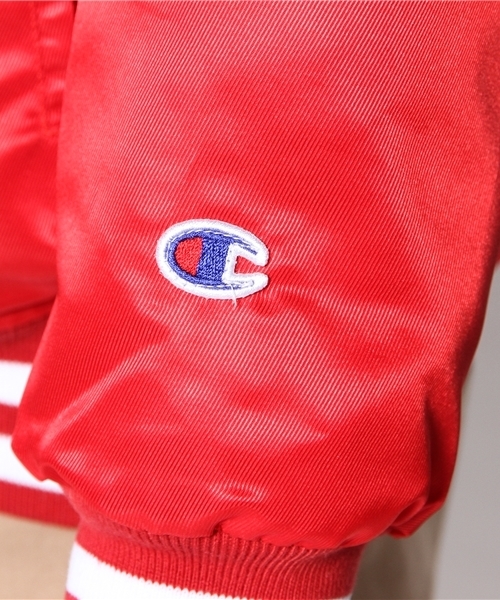 Champion（チャンピオン）の「WEGO/Championスタジャン（スタジャン・メンズ・ブラック/レッド・MEDIUM/LARGE）」の5枚目の写真