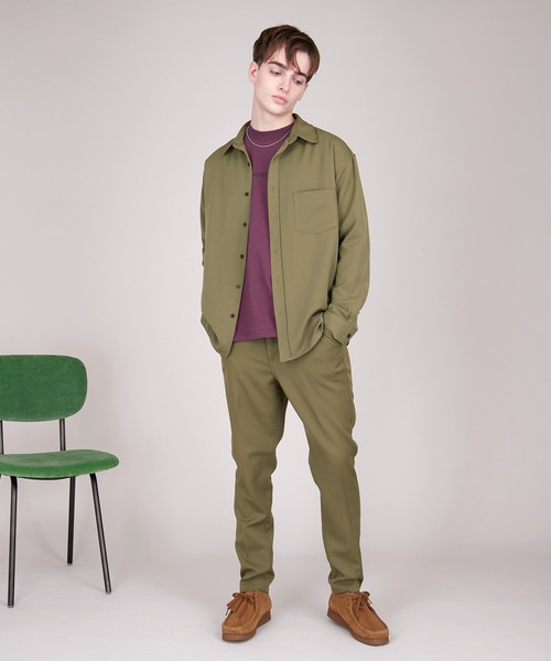 CONVERSE（コンバース）の「CONVERSE/コンバース EMMA CLOTHES 別注 ビッグシルエット ロゴ カットソー(袖刺繍)（Tシャツ/カットソー・メンズ・ホワイト/ブラック/ベージュ/パープル/ボルドー/チャコール・FREE）」の22枚目の写真