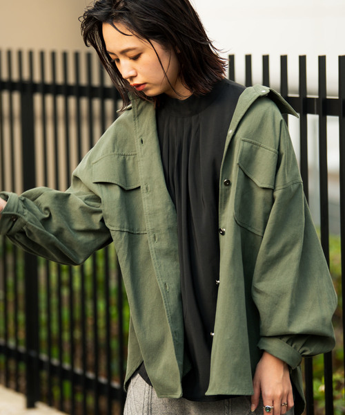 Aunt Marie's（アントマリーズ）の「AUNT MARIE'S タックハイネックブラウス（シャツ/ブラウス・レディース・ブラック/ベージュ/ナチュラル・FREE）」の18枚目の写真