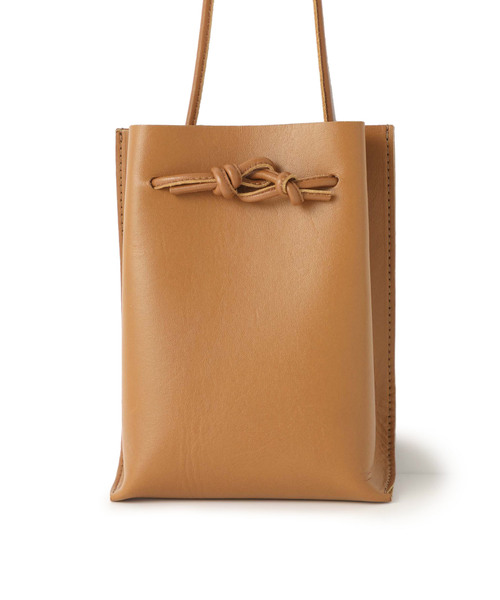 MARROW（マロウ）の「【MARROW(マロー)】ストリングポーチショルダーバッグ　MA-AC0103（ショルダーバッグ・レディース・ブラック/ベージュ/オリーブ/ワインレッド・FREE）」の16枚目の写真