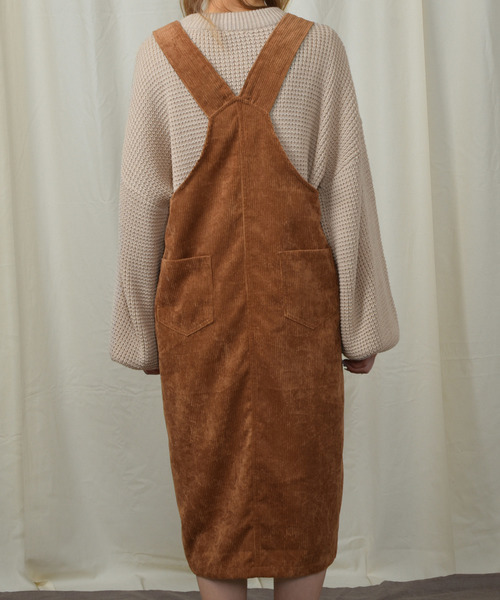 PairPair（ペアペア）の「ワッペン付コーデュロイジャンスカ（ワンピース・レディース・ライトグリーン/アイボリー/ブラウン系その他・FREE）」の17枚目の写真