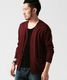 BEAMS | ◎BEAMS / アクリル Vネックカーディガン(カーディガン/ボレロ)