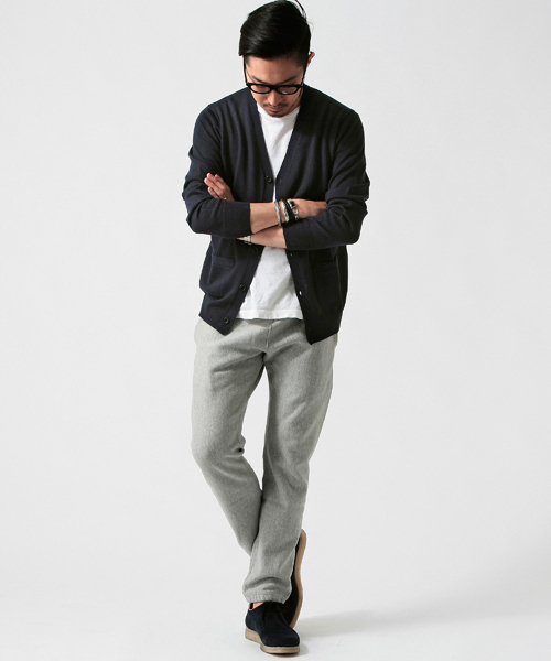 BEAMS（ビームス）の「◎BEAMS / アクリル Vネックカーディガン（カーディガン/ボレロ・メンズ・ネイビー/グリーン/ワイン/ブラック・LARGE/MEDIUM/SMALL）」の14枚目の写真