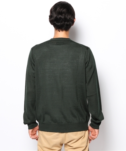 BEAMS（ビームス）の「◎BEAMS / アクリル Vネックカーディガン（カーディガン/ボレロ・メンズ・ネイビー/グリーン/ワイン/ブラック・LARGE/MEDIUM/SMALL）」の7枚目の写真