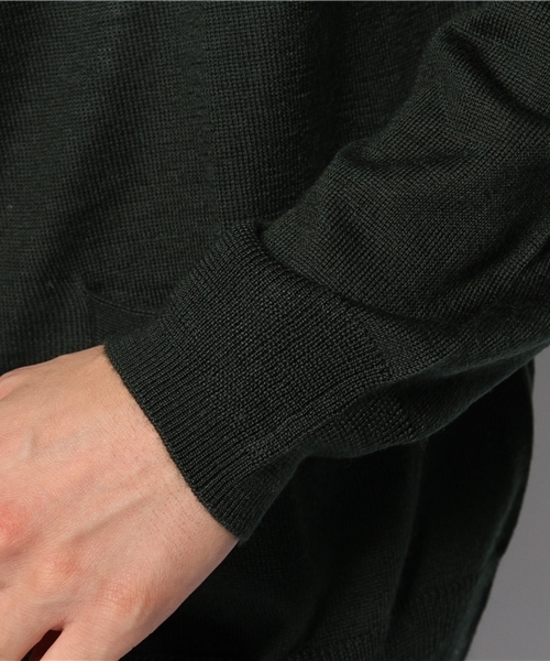 BEAMS（ビームス）の「◎BEAMS / アクリル Vネックカーディガン（カーディガン/ボレロ・メンズ・ネイビー/グリーン/ワイン/ブラック・LARGE/MEDIUM/SMALL）」の18枚目の写真