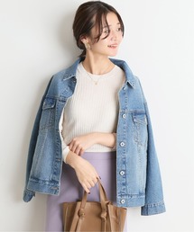 SLOBE IENA | ウォッシャブルウールハイゲージリブクルーネックプルオーバー◆(ニット/セーター)