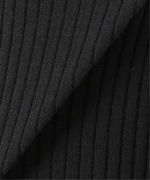 SLOBE IENA（スローブイエナ）の「ウォッシャブルウールハイゲージリブクルーネックプルオーバー◆（ニット/セーター・レディース・ブラック/ベージュ/ブルー/アイボリー・FREE）」の22枚目の写真