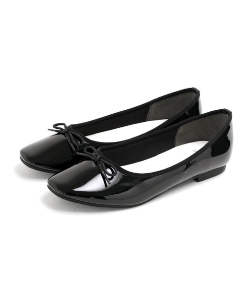 SOROTTO（ソロット）の「【晴雨兼用】スクエアトゥバレエシューズ レインパンプス（レインシューズ・レディース・グレー/ホワイト/マスタード/レッド/ブラウン/ブラック・23.0cm/23.5cm/24.0cm/24.5cm/25.0cm/25.5cm/22.0cm/22.5cm）」の13枚目の写真