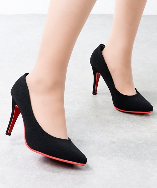 セール】Liberty Doll / ポインテッドトゥ9.5cmピンヒールレッド