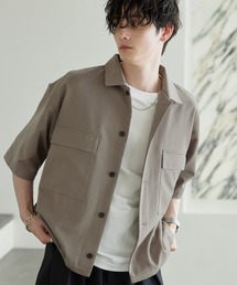 MONO-MART(���m�}�[�g)��TR�X�g���b�` �X�[�c�n �I�[�o�[�T�C�Y �h���[�v CPO�V���c/���M�����J���[�V���c(1/2 sleeve)(�V���c/�u���E�X)