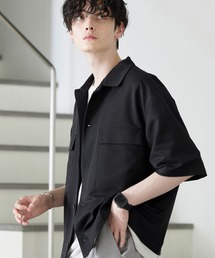 MONO-MART(���m�}�[�g)��TR�X�g���b�` �X�[�c�n �I�[�o�[�T�C�Y �h���[�v CPO�V���c/���M�����J���[�V���c(1/2 sleeve)(�V���c/�u���E�X)