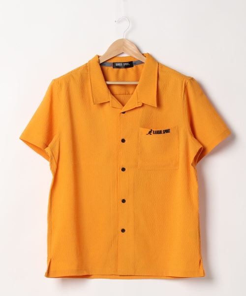 Kangol Sport カンゴールスポーツ シアサッカーオープンカラーシャツ シャツ ブラウス Kangol カンゴール のファッション通販 Zozotown