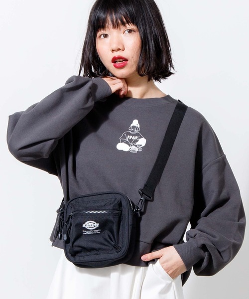 WEGO(ウィゴー)の「WEGO/カットリブアソートプリントプルオーバー(スウェット・レディース・ホワイト/アイボリー/ライトパープル/スミクロ/グリーン系その他・FREE)」の3枚目の写真