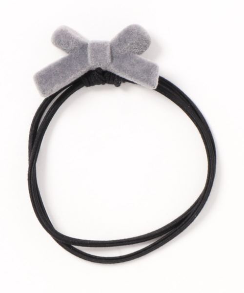 Fun & Daily（ファンアンドデイリー）の「F&D : スモールリボンヘアゴム（ヘアゴム・レディース・グレー/ブラウン/グリーン/ピンク/オレンジ・FREE）」の3枚目の写真