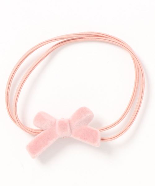 Fun & Daily（ファンアンドデイリー）の「F&D : スモールリボンヘアゴム（ヘアゴム・レディース・グレー/ブラウン/グリーン/ピンク/オレンジ・FREE）」の2枚目の写真