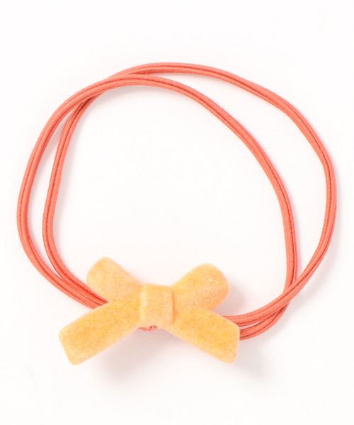 Fun & Daily（ファンアンドデイリー）の「F&D : スモールリボンヘアゴム（ヘアゴム・レディース・グレー/ブラウン/グリーン/ピンク/オレンジ・FREE）」の5枚目の写真