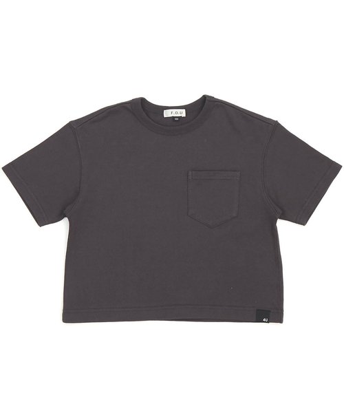 F.O.U(エフオーユー)の「/ワイドTシャツ(Tシャツ/カットソー・キッズ・ブラック/ベージュ/グリーン/ブルー・140/130/120/100/110)」の2枚目の写真